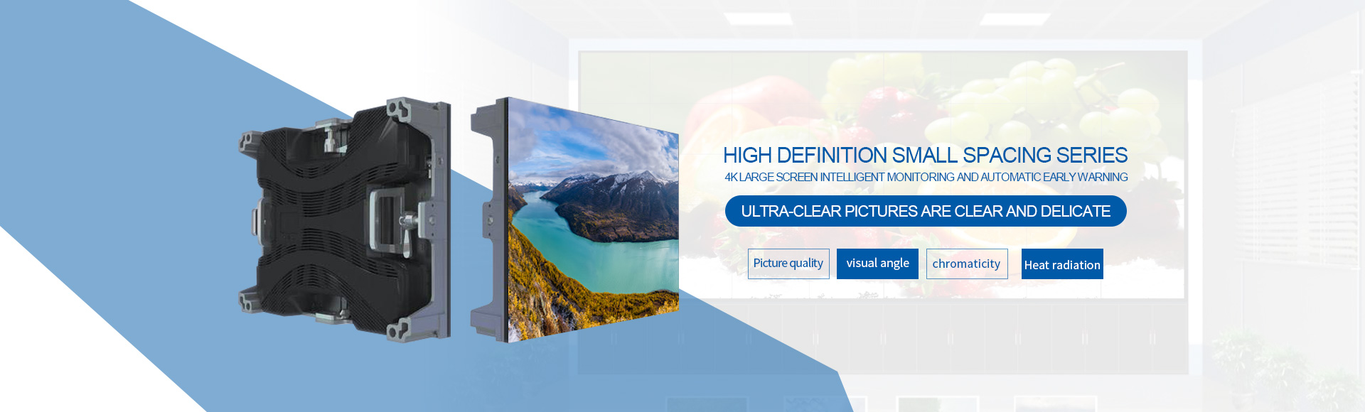 High definition small spacing series